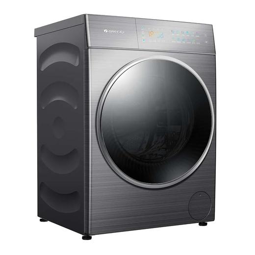 GREE格力 纤净王 滚筒洗衣机 10kg 纤维级净洗 薄嵌不凸出 XQG100-B1401Dg1（珍珠黑） 商品图2