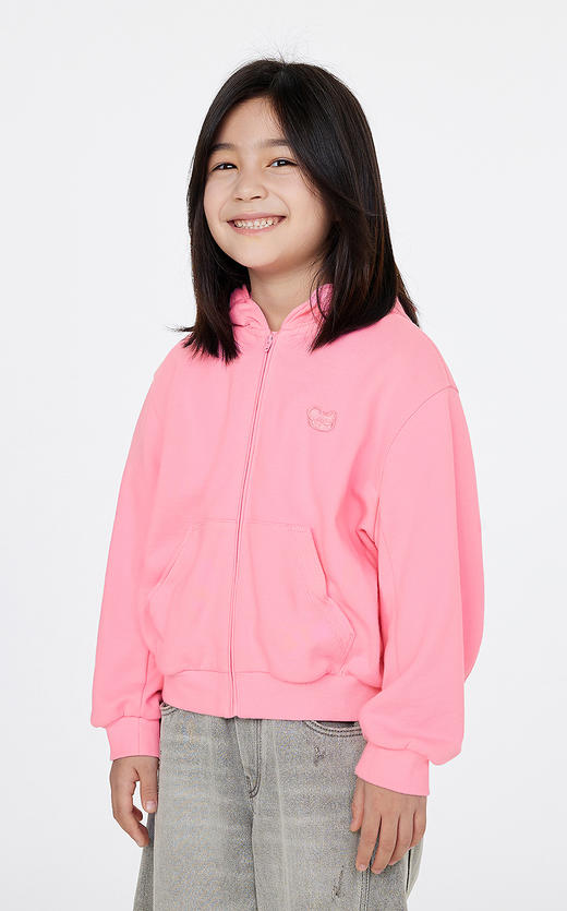 jnby  25年春款  连帽开襟卫衣   1P2412280 商品图9