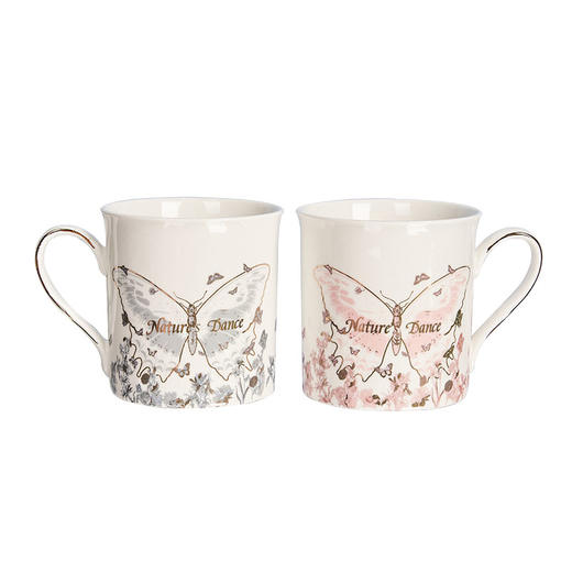 大英博物馆 博物志系列 蝶梦双生复古陶瓷对杯礼盒 商品图4