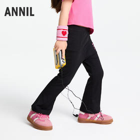 女童全腰微喇针织打底裤春季新款安奈儿童装实体店同款XG516547