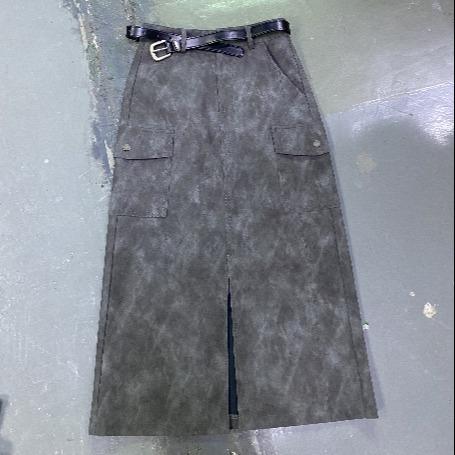 Z复古扎染A字半身裙40712秋季085702142490 商品图0