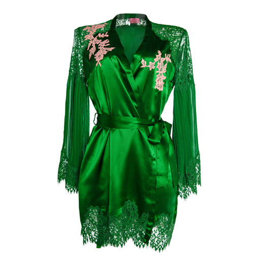 蕾丝性感显瘦真丝连衣裤 A22111 商品图9