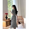 顺丰包邮洛诗琳85946夏季新款郁金香茶歇荷叶边真丝连衣裙22815 商品缩略图2