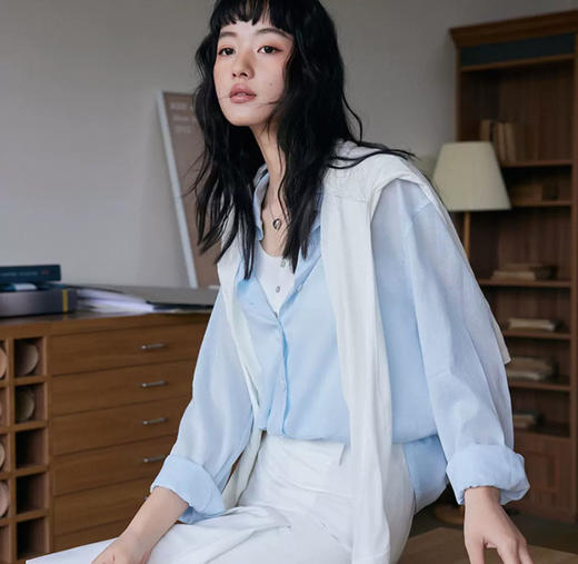 老米优品🎈3-5天。天丝+亚麻《老钱风灵魂单品🤍 简约高级感衬衫》纤维皇后，环保透气，春天的bi备款宝藏衬衫！CY250220A 商品图1