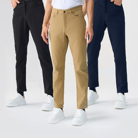 【轻软休闲 商务有型】零界纤维通勤弹力轻商务裤 运动百搭长裤轻量化易打理裤子男士