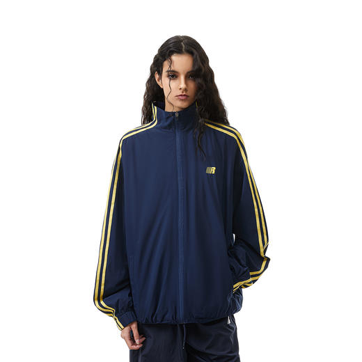 FDR官方店 R字织带开衫外套男女秋季复古户外运动宽松薄款上衣 商品图2