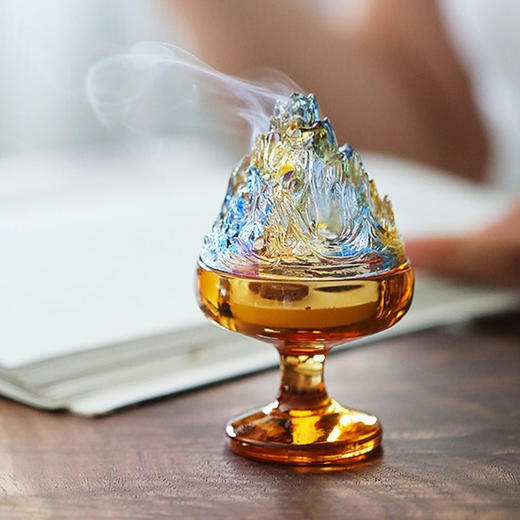 【博山炉合金香炉】 倒流香塔香无粘粉祥云国风家用室内香薰 商品图0