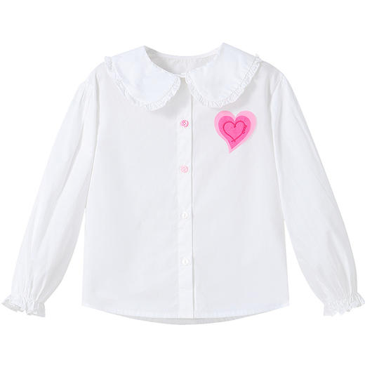 女童翻领长袖衬衣春季新款安奈儿童装实体店同款XG511555 商品图8