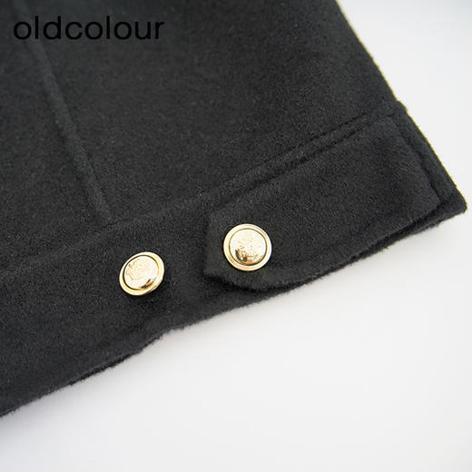 oldcolour欧珂2024春季休闲时尚纯色短款长袖短外套女Q110421A1 商品图4