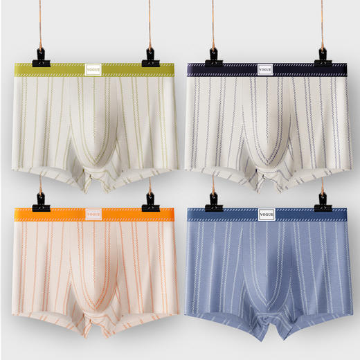 【7A抑菌 U型立体囊袋裸感透气】YAOKUER姚裤儿 7A级珍稀大朵棉平角裤 4条装 商品图10