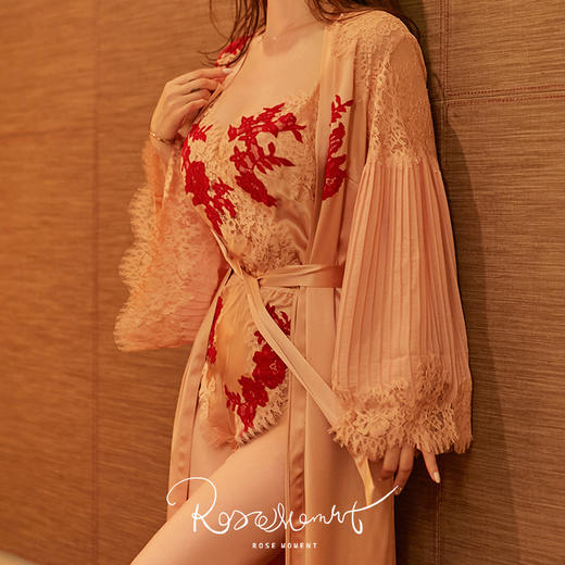 蕾丝性感显瘦真丝连衣裤 A22111 商品图1