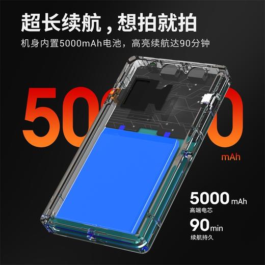 百年柯达胶卷全彩RGB相机补光灯PK10全彩口袋灯专业摄影便携式打光灯手机手持led口袋灯双色温全彩氛围灯直播探店美食灯 商品图3