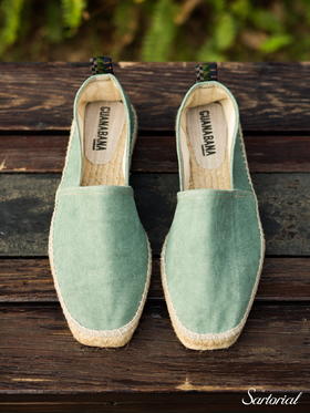 Guanabana 薄荷绿渔夫鞋