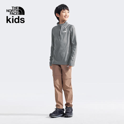 北面童装  半拉链速干长T  870Q 商品图1