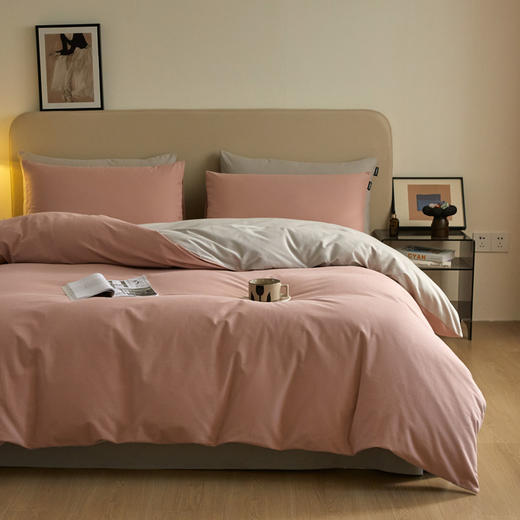 【品牌直发】加倍生活 纯棉磨毛四件套 AB版设计 柔软细腻  低饱和色彩 柔和百搭氛围 商品图1