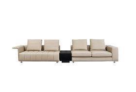 钢琴键皮沙发/LK-PF2021B