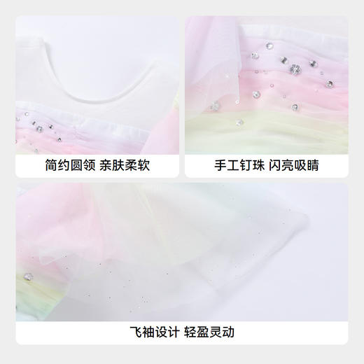 女童短袖礼裙夏季新款安奈儿童装实体店同款AG523551 商品图4