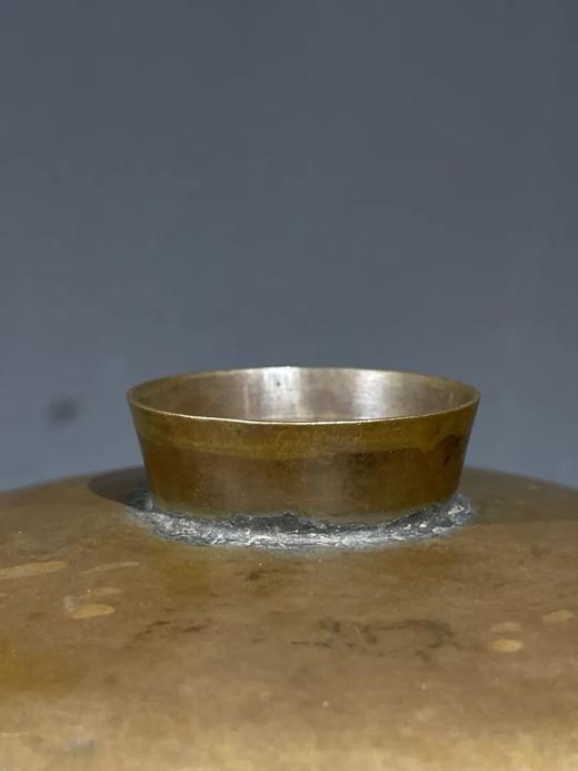 薄胎青铜鎏锡茶席盖碗，顺丰包邮 商品图11