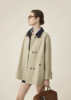 😎【南瓜谷同款】春装甄选棉莱赛尔英伦风宽松拼接风衣女外套： 👏大牌同款 品牌做订单，25春夏新品！🍃英伦范儿风衣~ 商品缩略图0