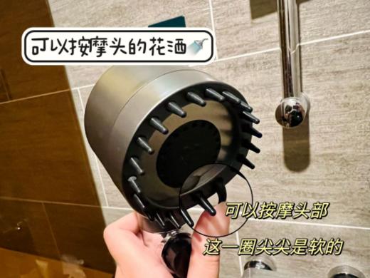 😎定制私人洗澡模式25.9元到手🌸【极就+三挡强力增压花洒组合] 出差都要带着像做了一次「马杀鸡」🔺超强加压，旋转控制水压  商品图1