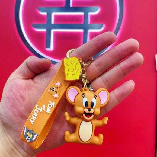 新款猫和老鼠钥匙扣跨境礼物汽车书包挂件网红爆款公仔钥匙链批发 商品图2