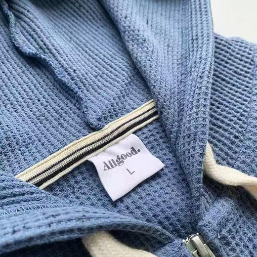 外贸原单！澳洲品牌！吊牌30美刀 折合RMB200+ 重磅470g华夫格面料 立体凹凸肌理！ 男装连帽开衫卫衣外套 三个色
尺码S-3XL 商品图9