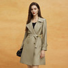 QE001斯尔丽2025春季新款英伦风双排扣经典高奢正肩显瘦修身风衣外套 商品缩略图2