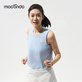 马孔多女子可甜可辣跑步背心3代 轻量 吸湿速干 凉感 防晒UPF50+ 运动上衣