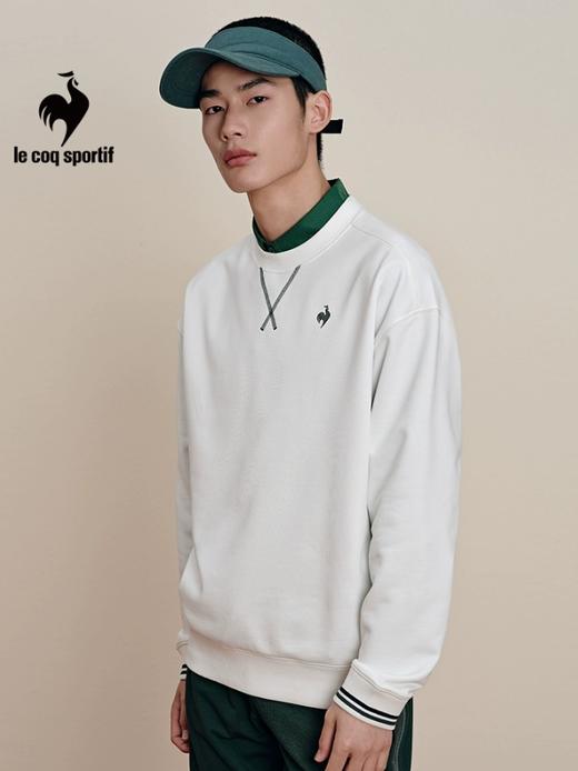 【大都会】网球乐卡克法国公鸡春秋季男子学院风圆领套衫卫衣 商品图1