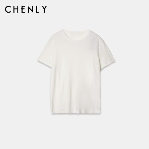 尘衣｜25春夏匹马棉山羊绒混纺基础百搭短袖 商品图0