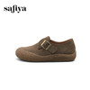 Safiya/索菲娅2025懒人复古丑萌软底休闲外穿舒适全包勃肯鞋 SFD1112404 商品缩略图3