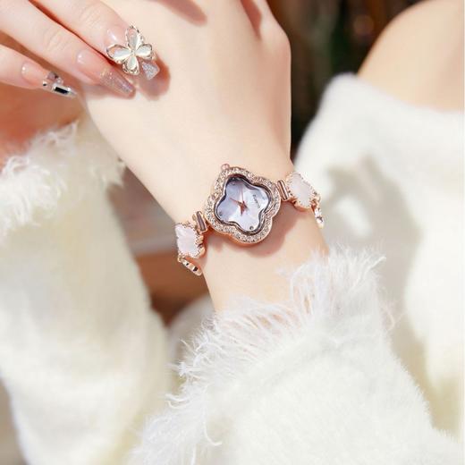 【YW】无忧购四叶草珠光手链手表可自由调节(截单后7天发货) 商品图0