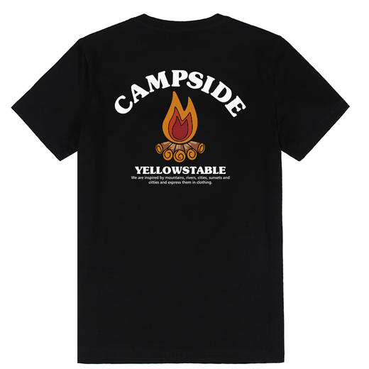 【硬核户外】95棉微弹短袖T恤 越野露营趣味主题印花半袖合体版型 NMT-2199 商品图3