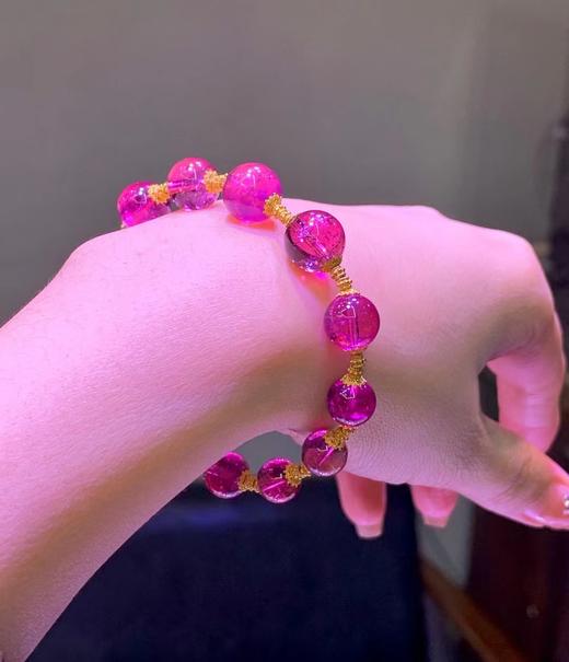 8mm-11mm单圈卢比来碧玺手链 商品图4