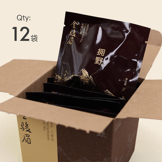 拥野·金骏眉 三角袋泡茶 3gx12袋/盒 商品图6