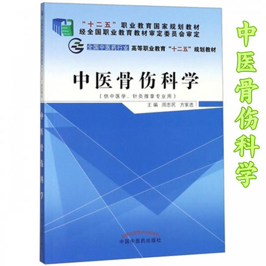 中医骨伤科学 周忠民 方家选 著 全国中医药行业高等职业教育十二五规划教材书籍  中国中医药出版社 商品图2