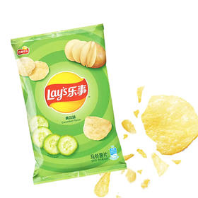 乐事 黄瓜味薯片40g/袋 追剧休闲零食马铃薯片