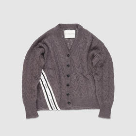 PHILIPPE MODEL 女士混纺羊毛针织开衫 灰色 CDMD C404 57