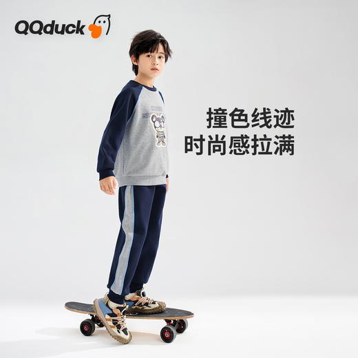 【清仓捡漏】【两件套】【120-165】【可可鸭】男童春秋卫衣卫裤套装 商品图4