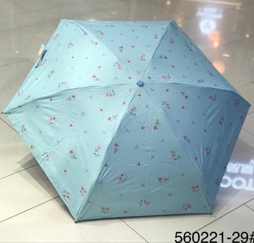 优品堂『伴夏』五折黑胶遮阳伞 商品图1