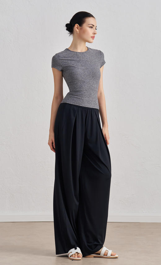 【商品专供】收腰透气短袖瑜伽上衣 商品图3