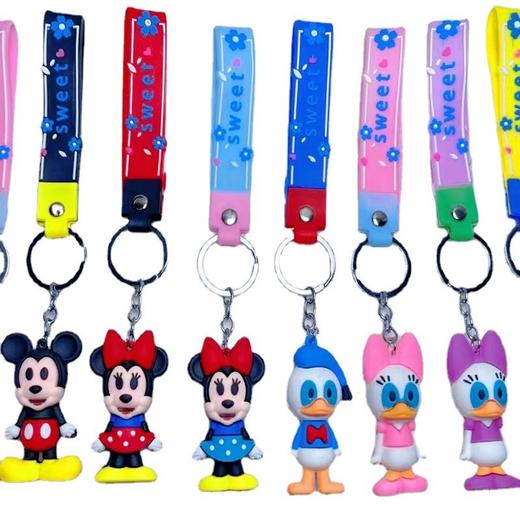 卡通pvc三丽鸥系列钥匙扣女可爱玉桂狗库洛米钥匙链包包挂件批发 商品图4