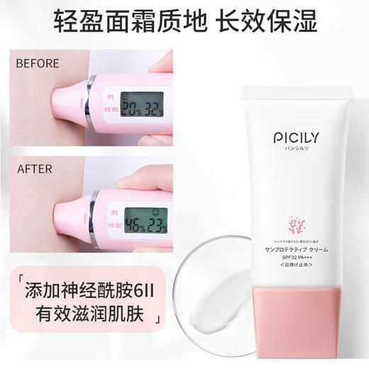潘思莉 孕妇防晒霜物理防晒防水防汗保湿隔离紫外线哺乳期适用 商品图4