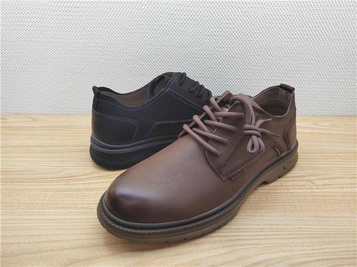 豪行12351601真皮牛皮时尚休闲男鞋单鞋皮鞋 商品图1