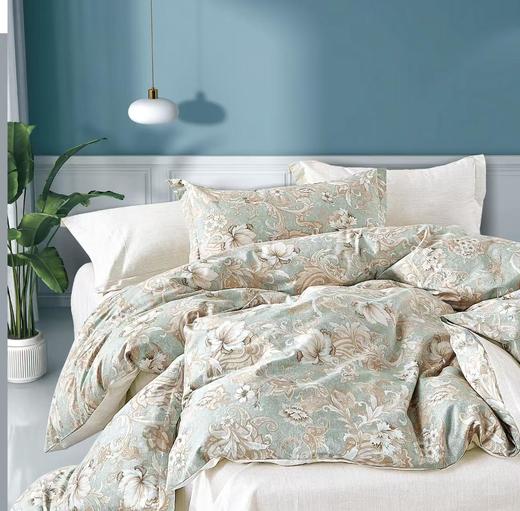 宜庭纯棉四件套+送纯棉提花大豆被一床 商品图1