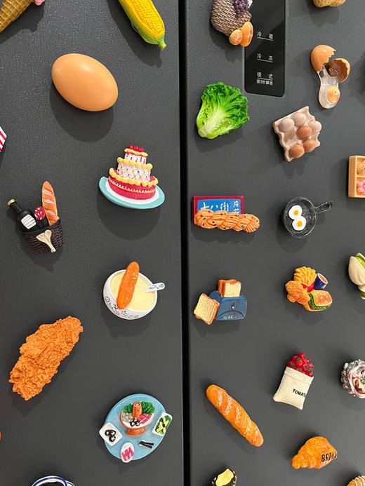 冰箱贴磁贴3d立体食玩装饰吸铁石ins风个性创意摆件磁性贴中 商品图3