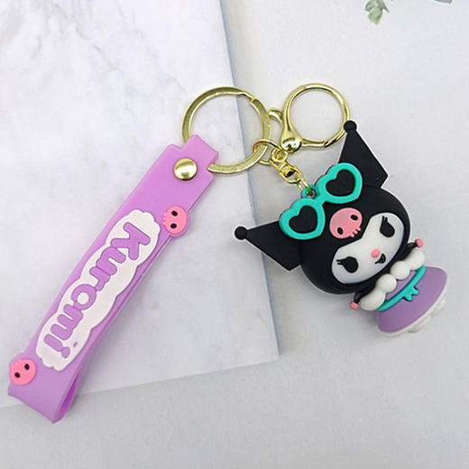 库洛米可爱钥匙链小礼品公仔钥匙扣小饰品挂饰批发书包卡通小挂件 商品图3