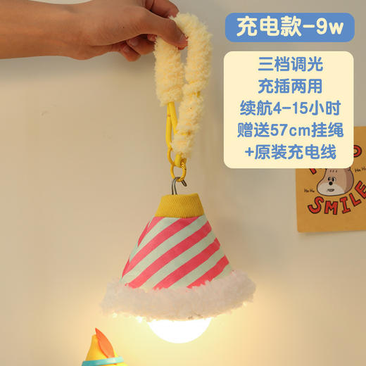 【打造宿舍浪漫氛围！床头挂壁小夜灯】卧室睡眠伴睡可爱房间装饰夜间卧室床头悬挂氛围吊灯。ry 商品图4