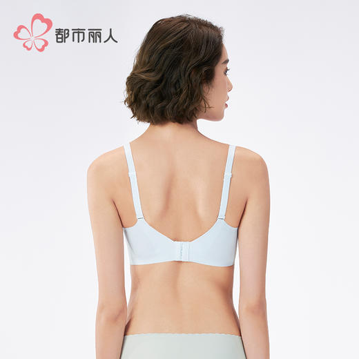 都市丽人超薄杯VBRA内衣超薄泳布无钢圈文胸LBH6K8 商品图3