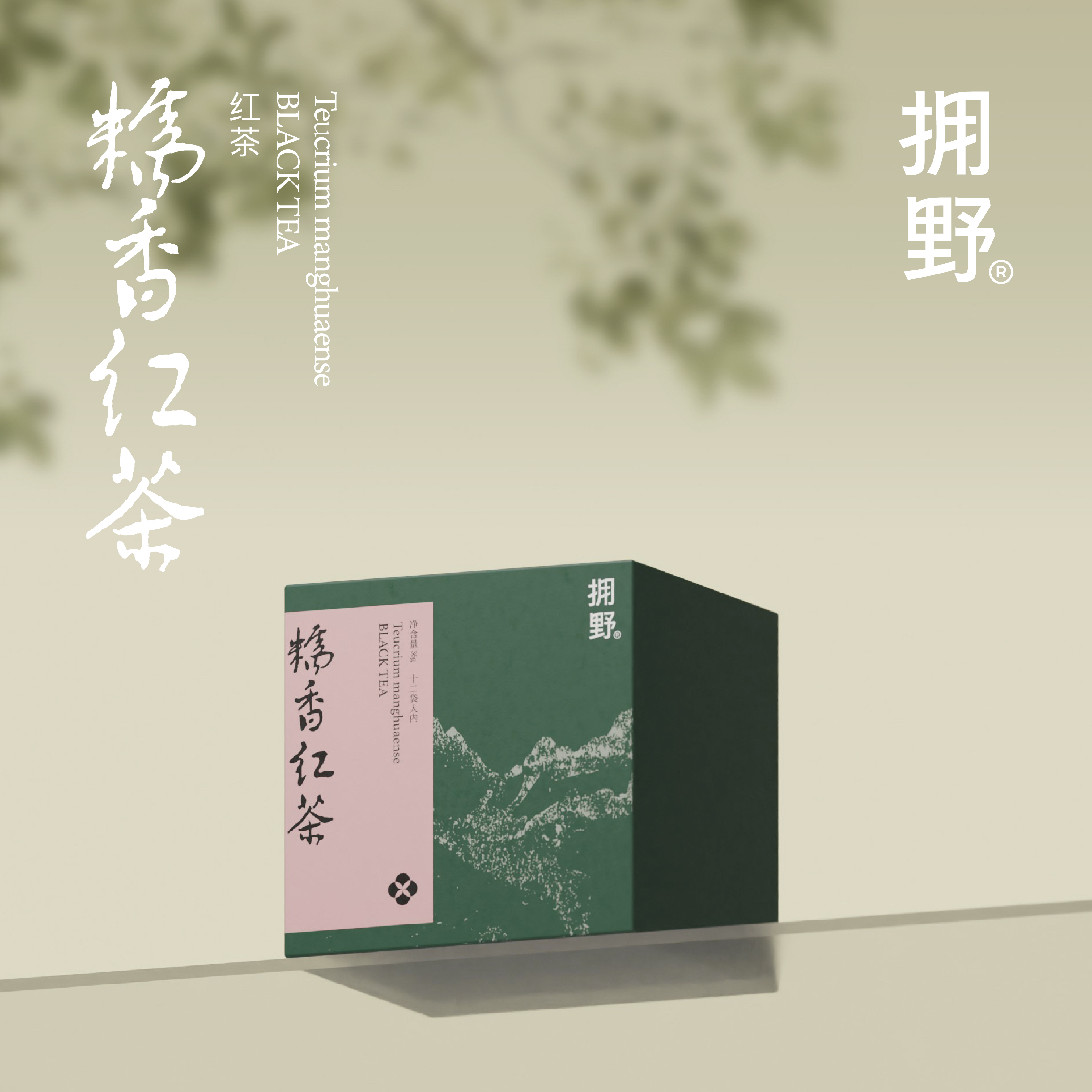 拥野·糯香红茶 三角袋泡茶 3gx12袋/盒